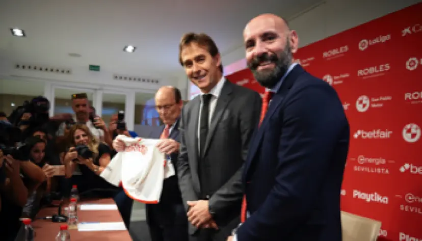 Lopetegui y Monchi.