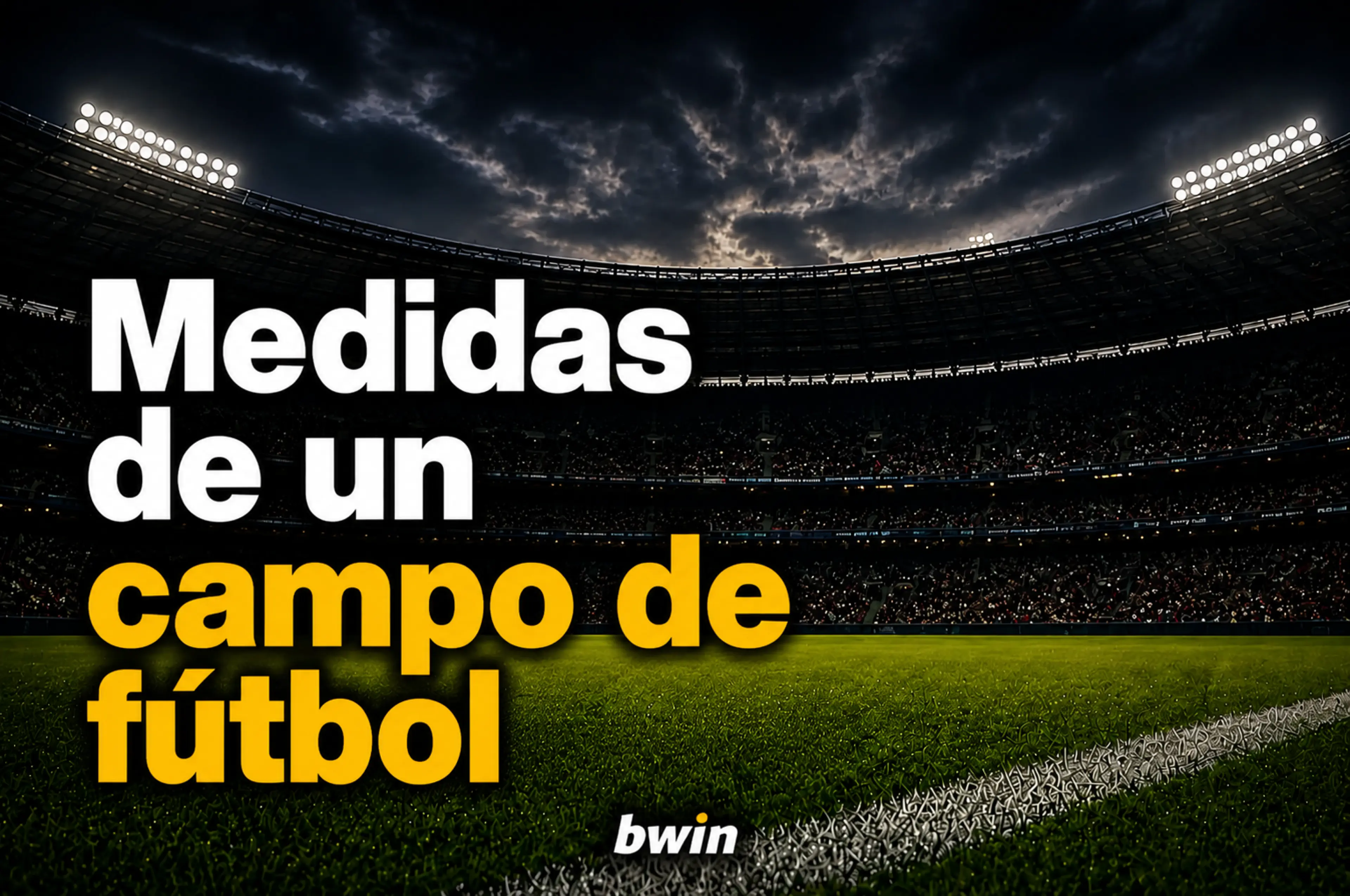 Medidas de un campo de fútbol cuánto mide el terreno, la portería y las áreas