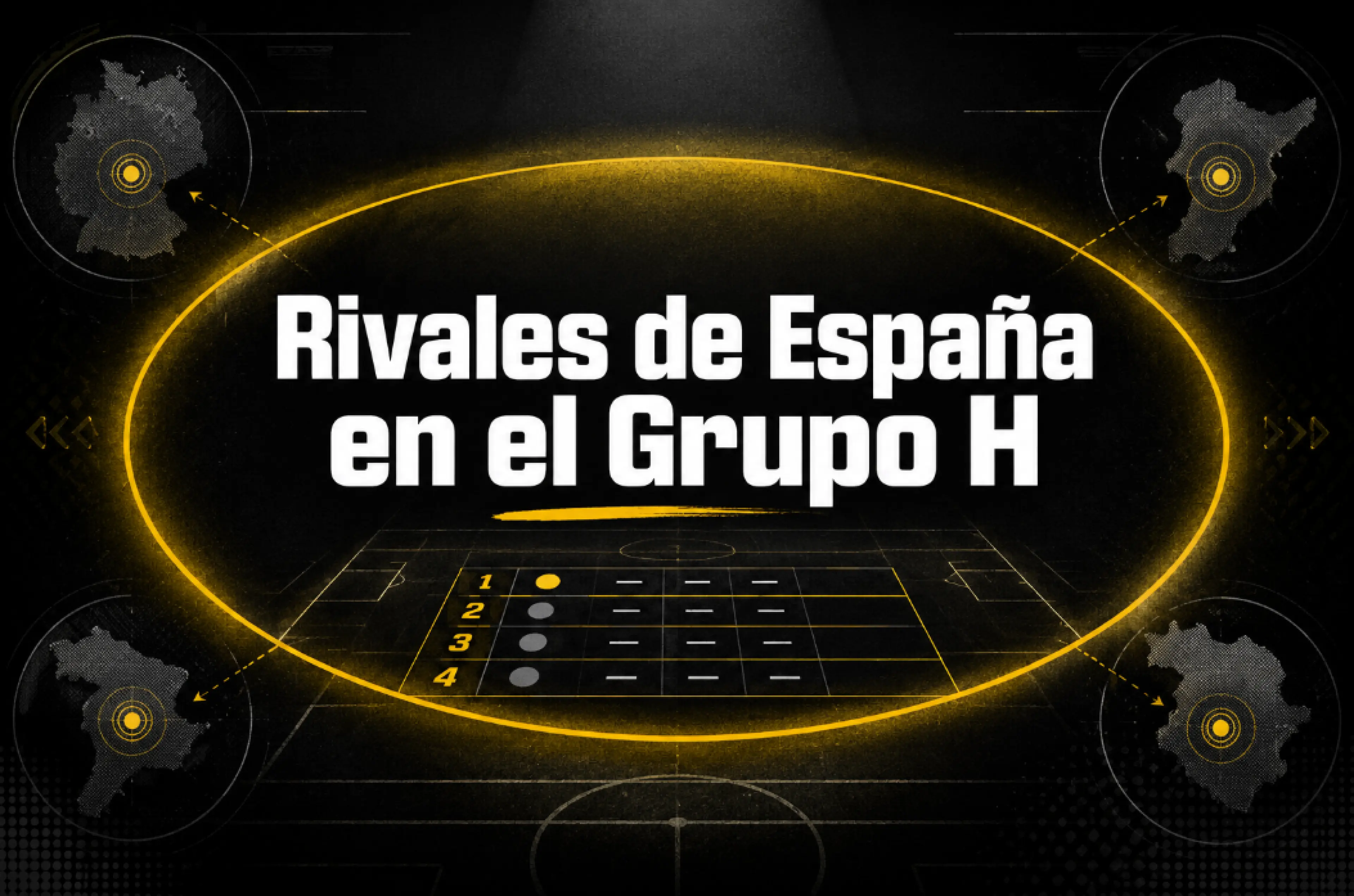Rivales de España Grupo H Mundial