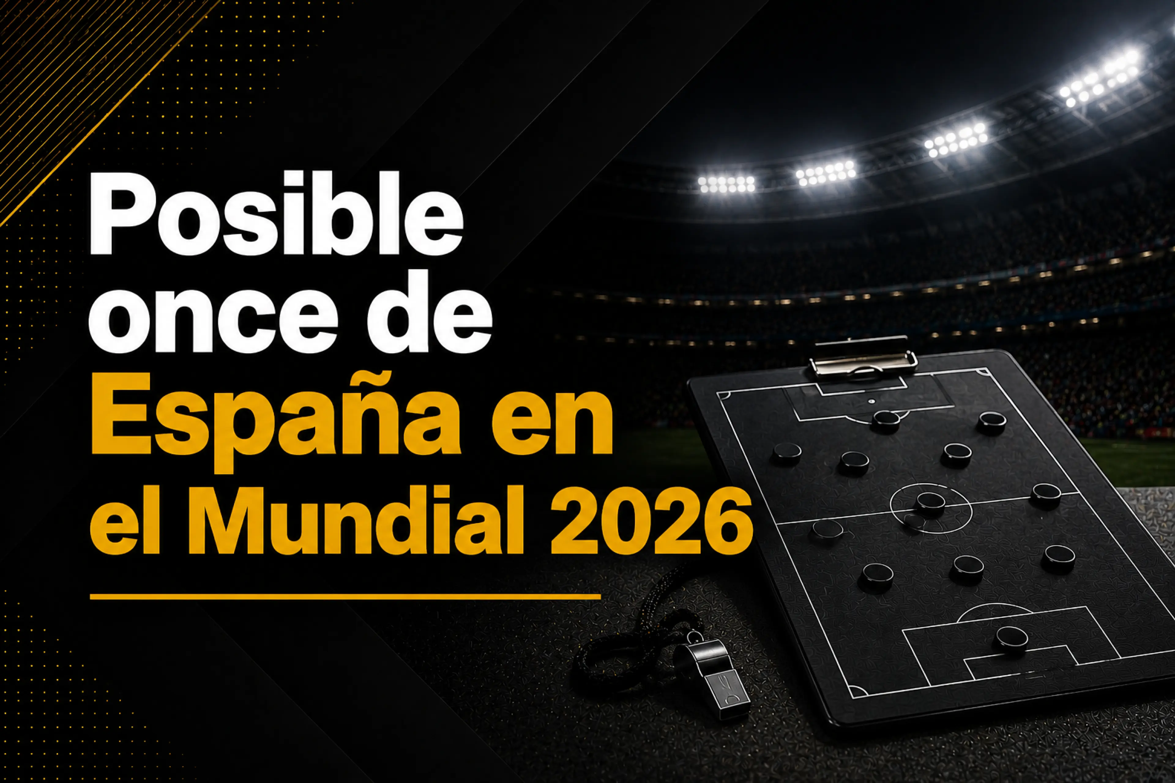 Posible once de España en el Mundial 2026