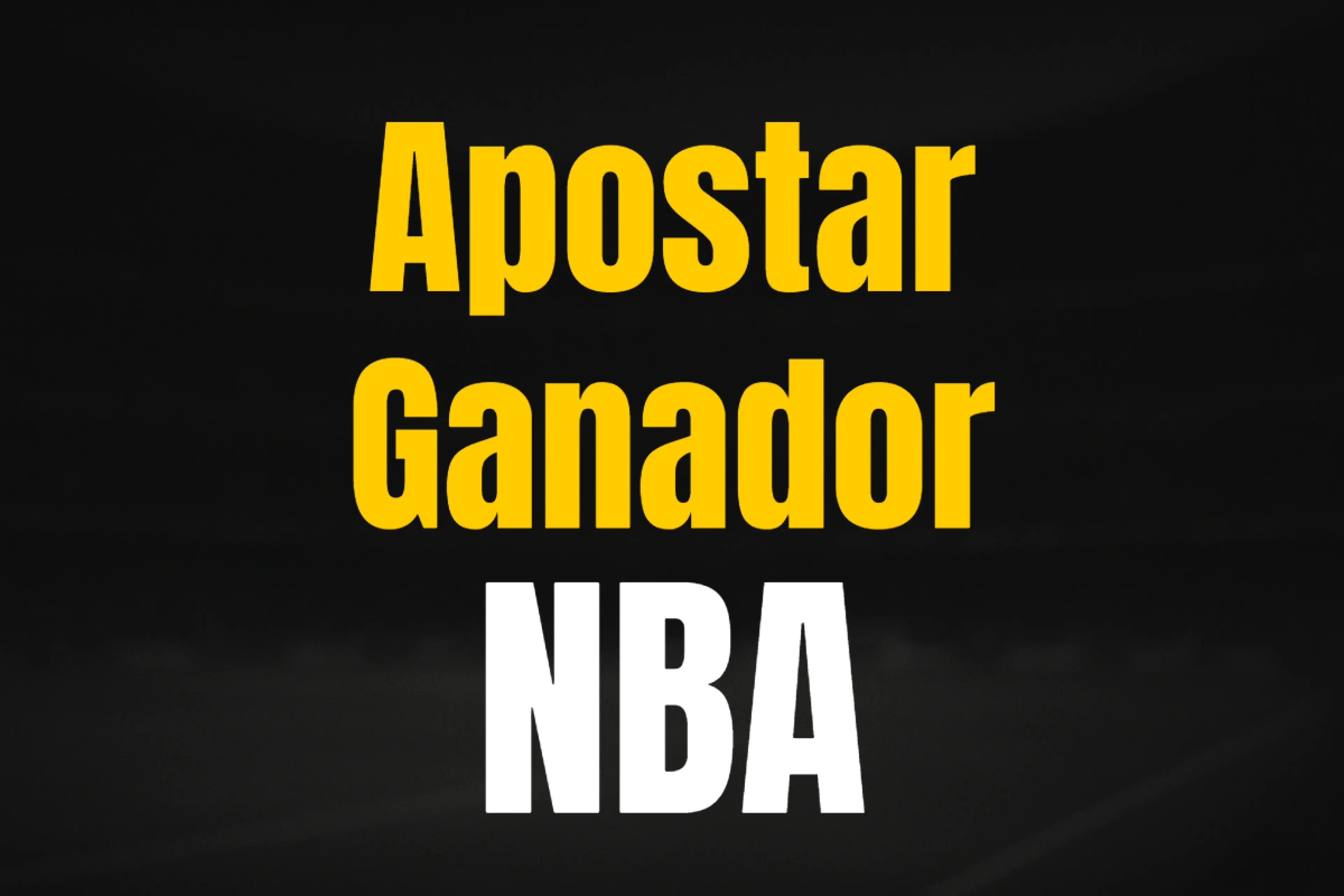 Apuestas Ganador NBA