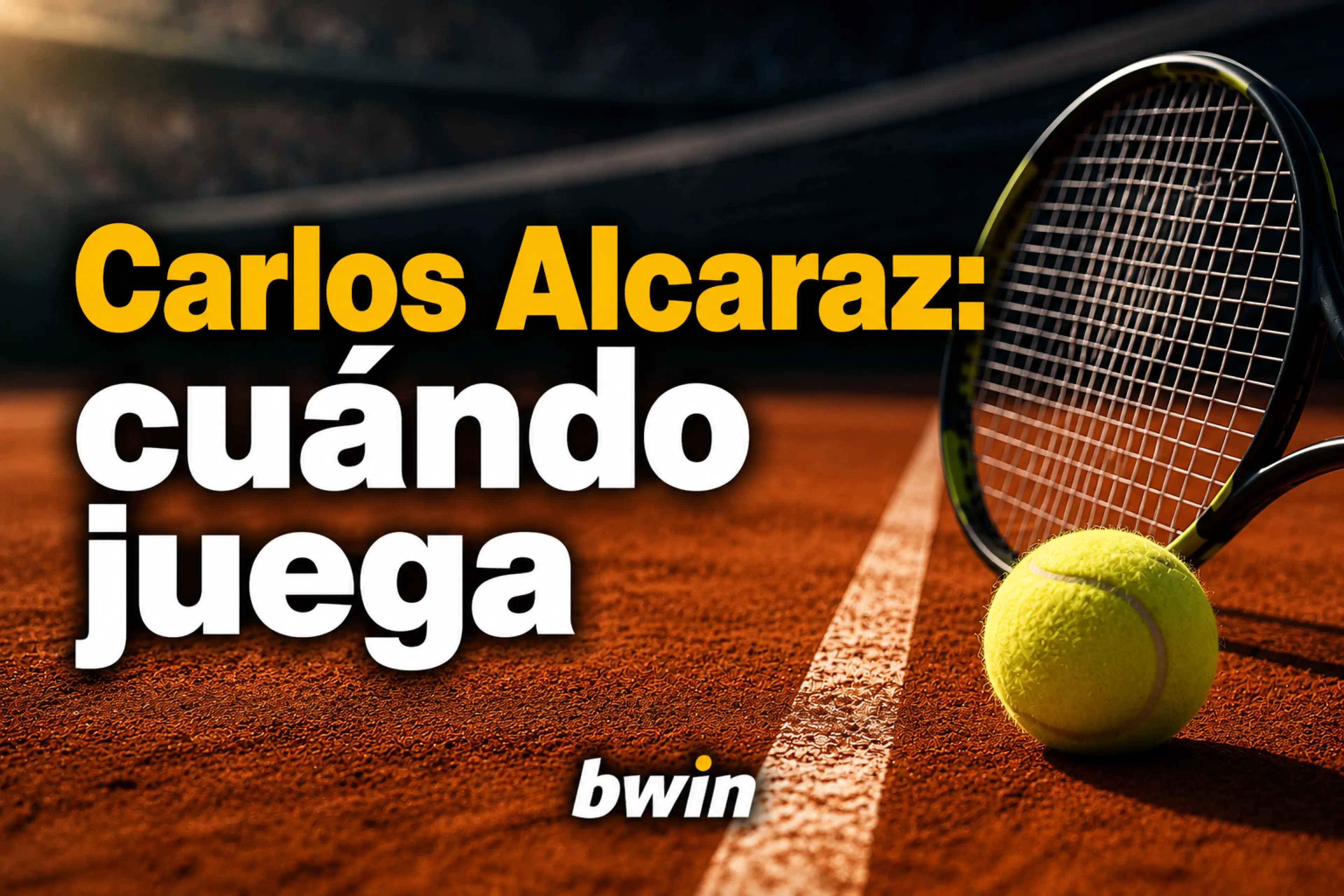 Carlos Alcaraz cuándo juega, próximo partido y cómo seguir su regreso