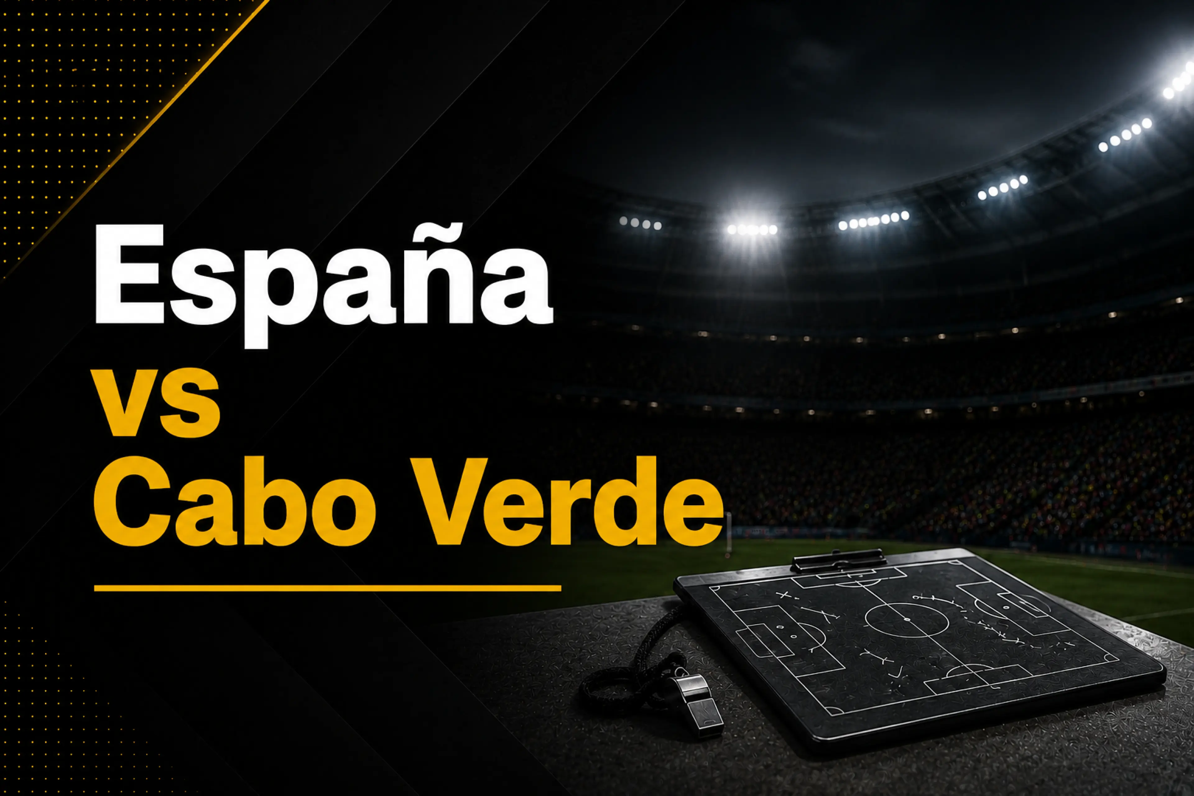 España vs Cabo Verde previa, claves y cómo apostar al debut de La Roja en el Mundial 2026
