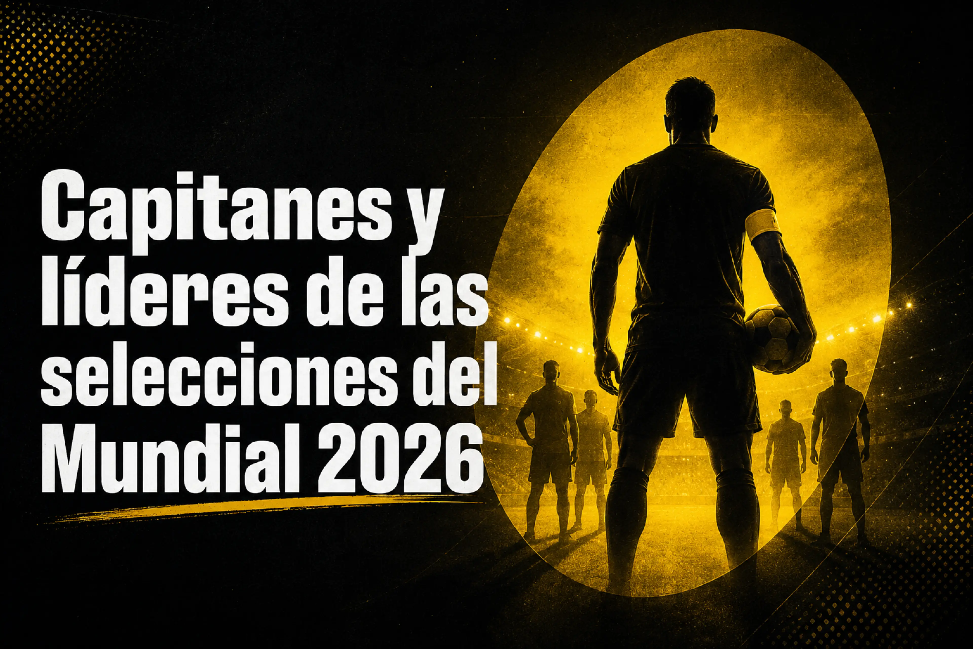 Capitanes y líderes de las selecciones del Mundial 2026
