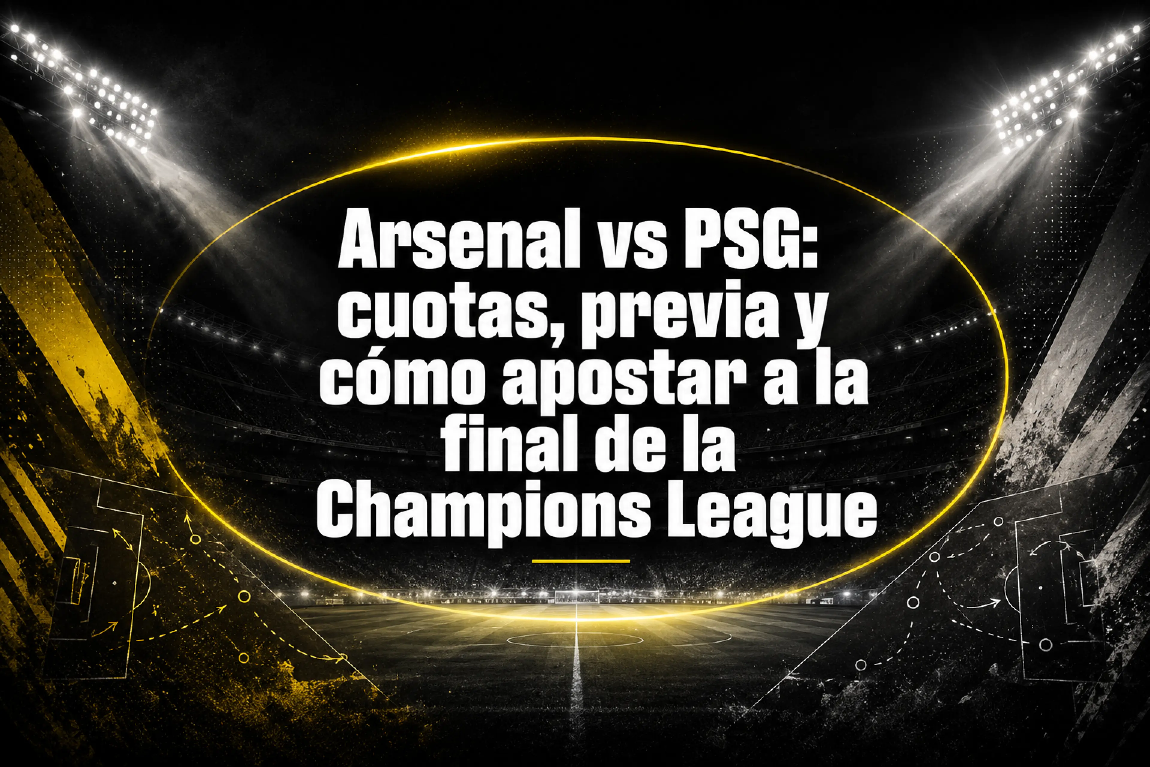 Arsenal vs PSG cuotas, previa y cómo apostar a la final de la Champions League