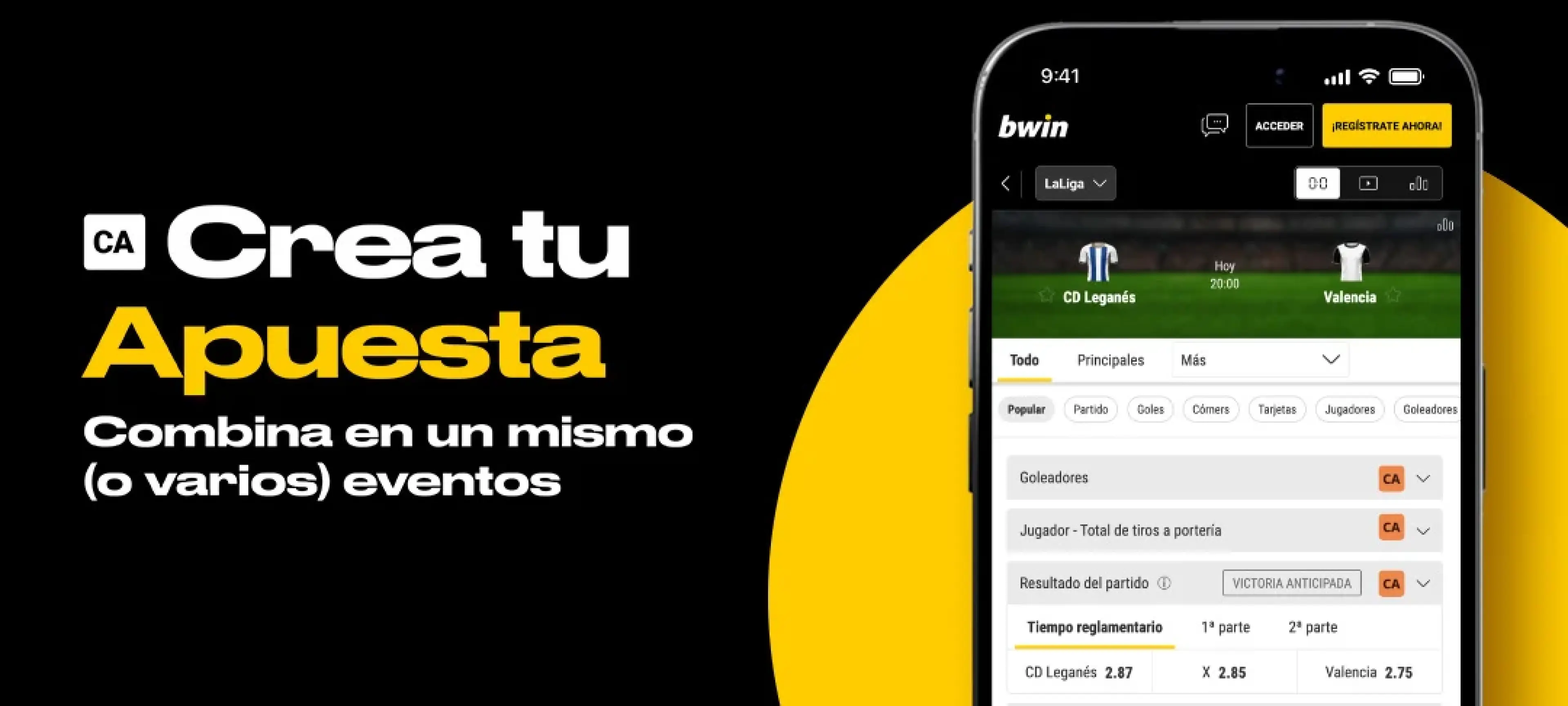 Crea tu apuesta