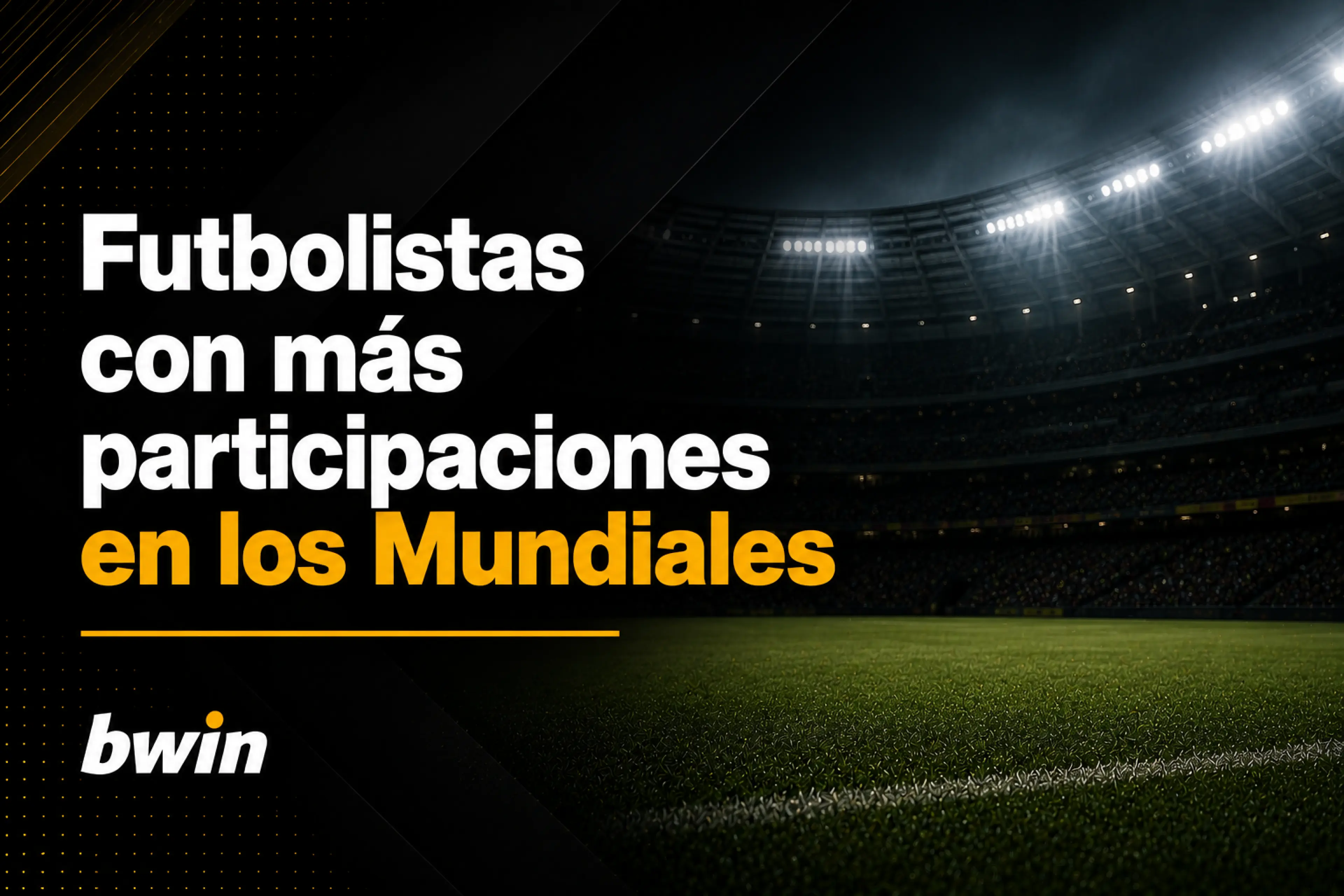 Futbolistas con más participaciones en los Mundiales