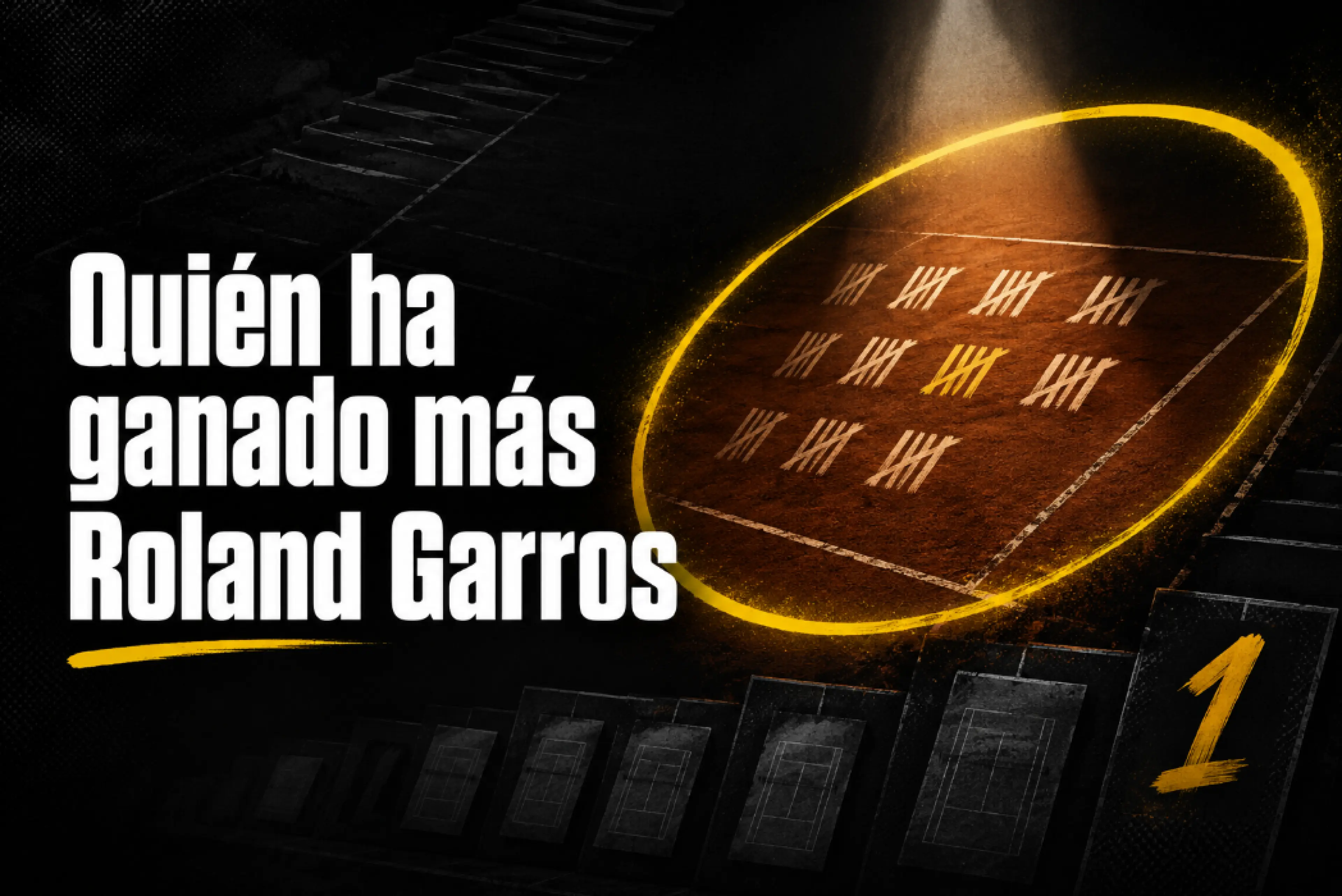 Quién ha ganado más Roland Garros  