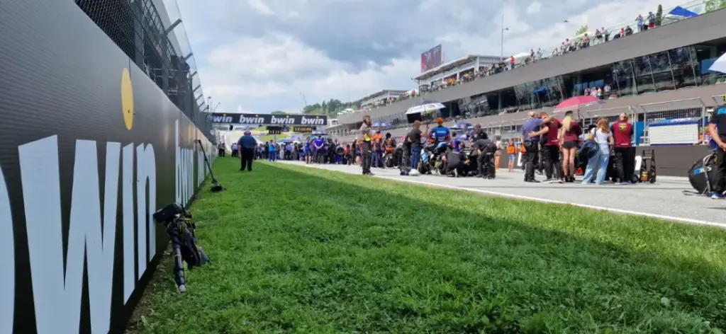 Vista aérea del bwin Grand Prix of Austria 2025 en el Red Bull Ring
